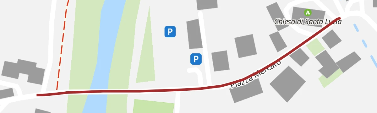 Route map: Shortcut Pietramurata